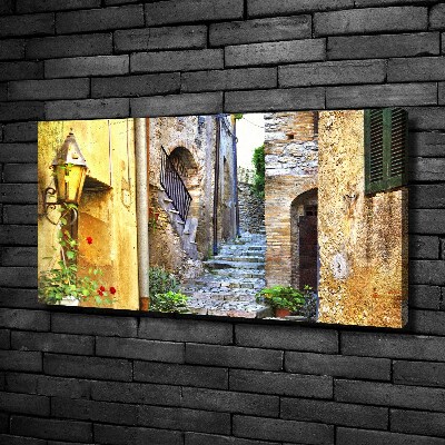 Canvas wall art Charming street