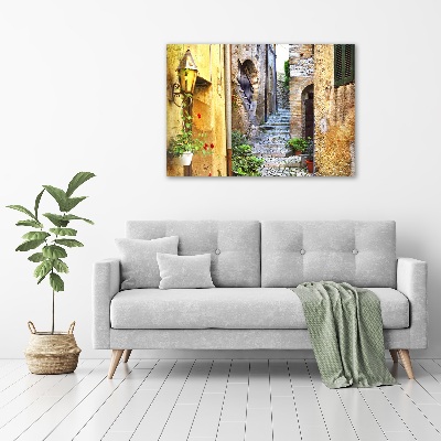 Canvas wall art Charming street