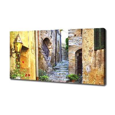 Canvas wall art Charming street