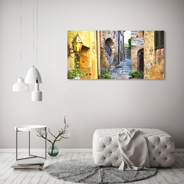 Canvas wall art Charming street