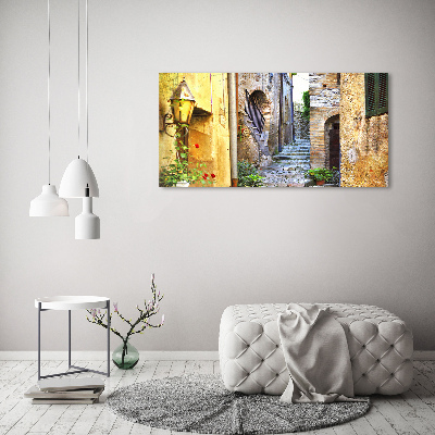 Canvas wall art Charming street