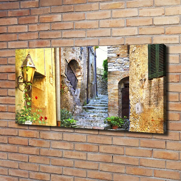 Canvas wall art Charming street