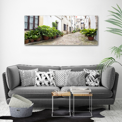 Canvas wall art Charming street