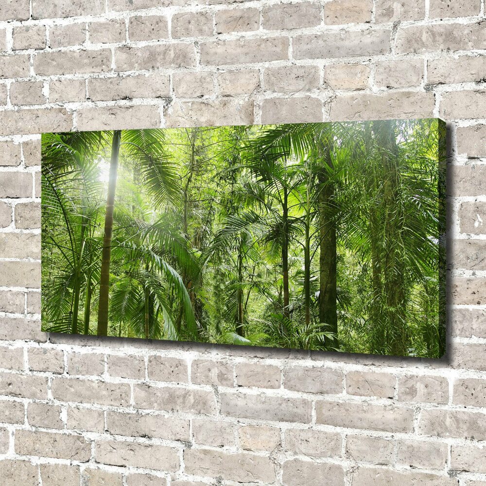 Canvas wall art tropical forest