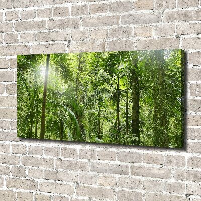 Canvas wall art tropical forest