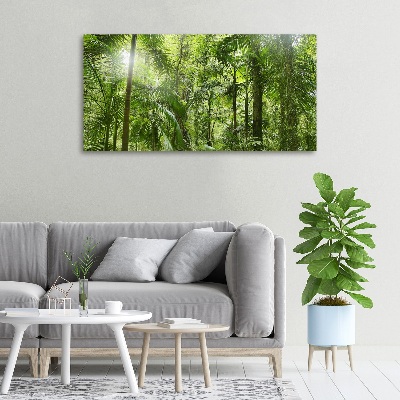 Canvas wall art tropical forest