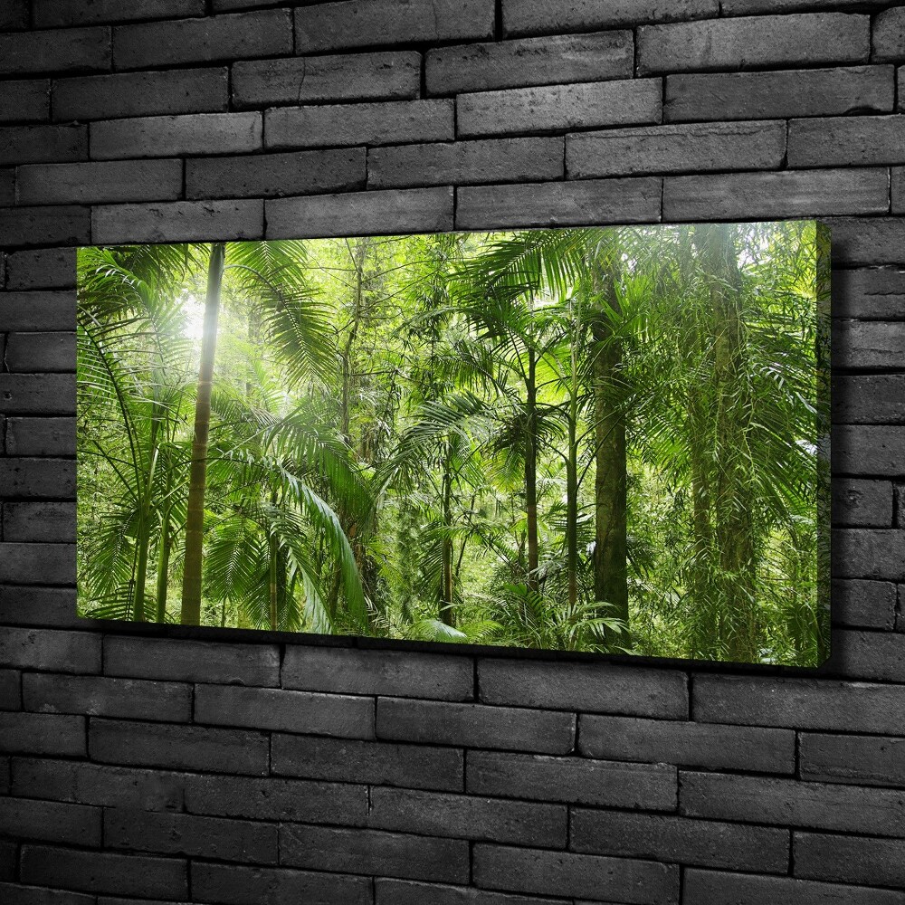 Canvas wall art tropical forest