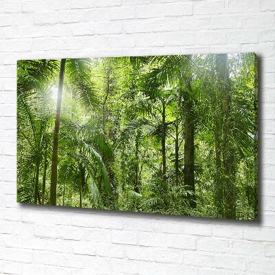 Canvas wall art tropical forest