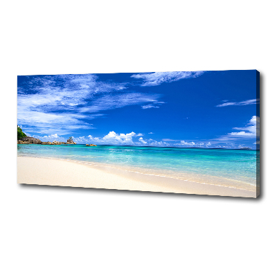 Canvas wall art Tropical beach