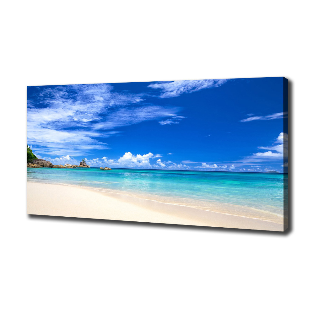 Canvas wall art Tropical beach