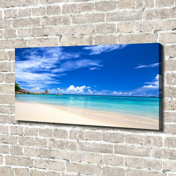 Canvas wall art Tropical beach