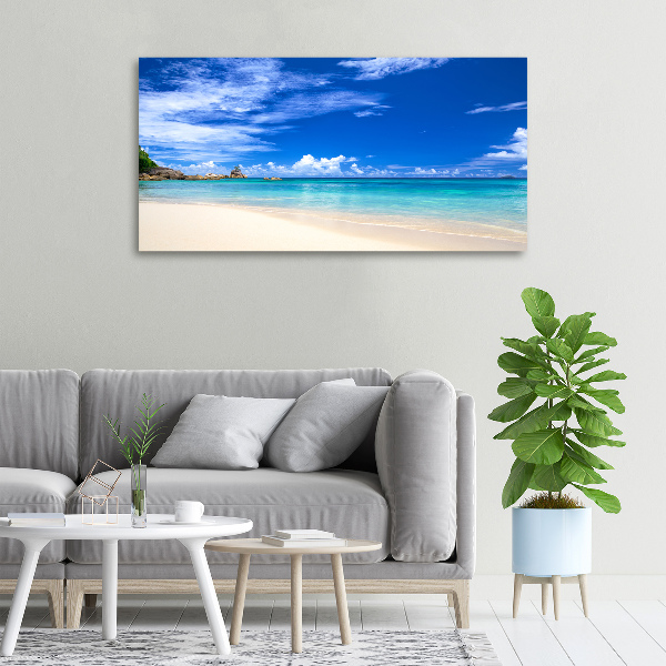 Canvas wall art Tropical beach