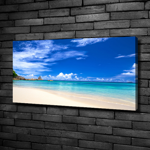 Canvas wall art Tropical beach