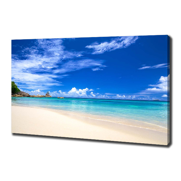 Canvas wall art Tropical beach