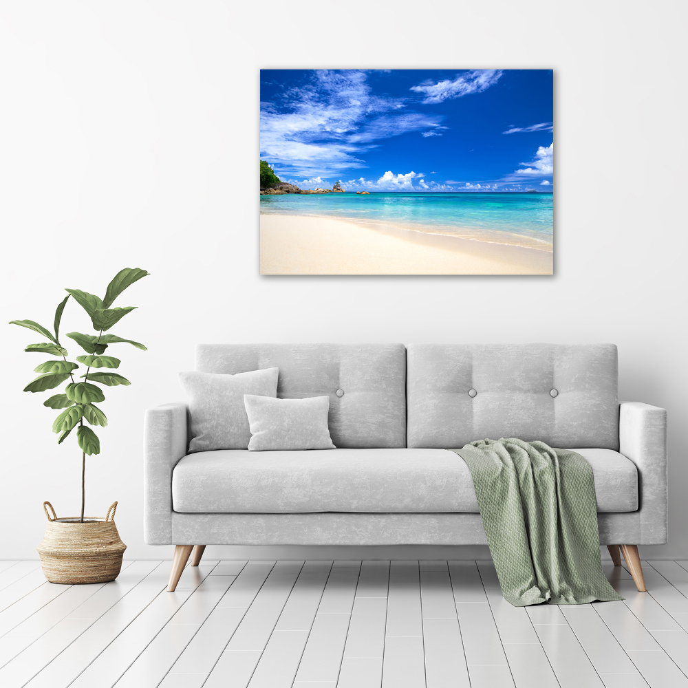 Canvas wall art Tropical beach