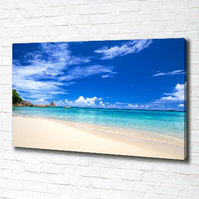 Canvas wall art Tropical beach