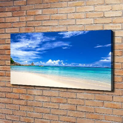 Canvas wall art Tropical beach