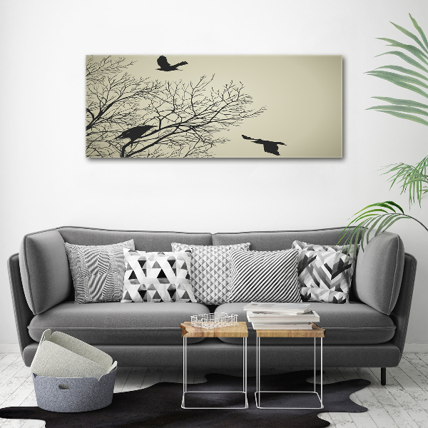 Canvas wall art Crows