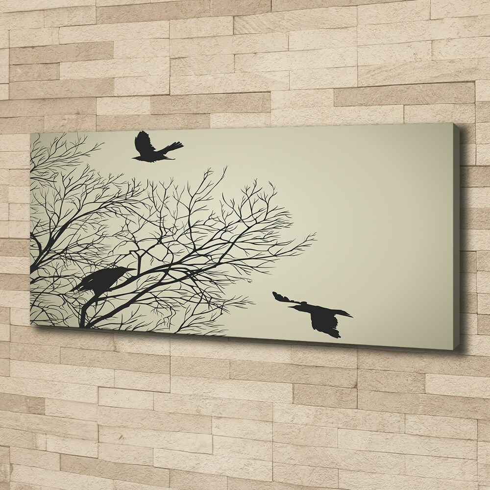 Canvas wall art Crows