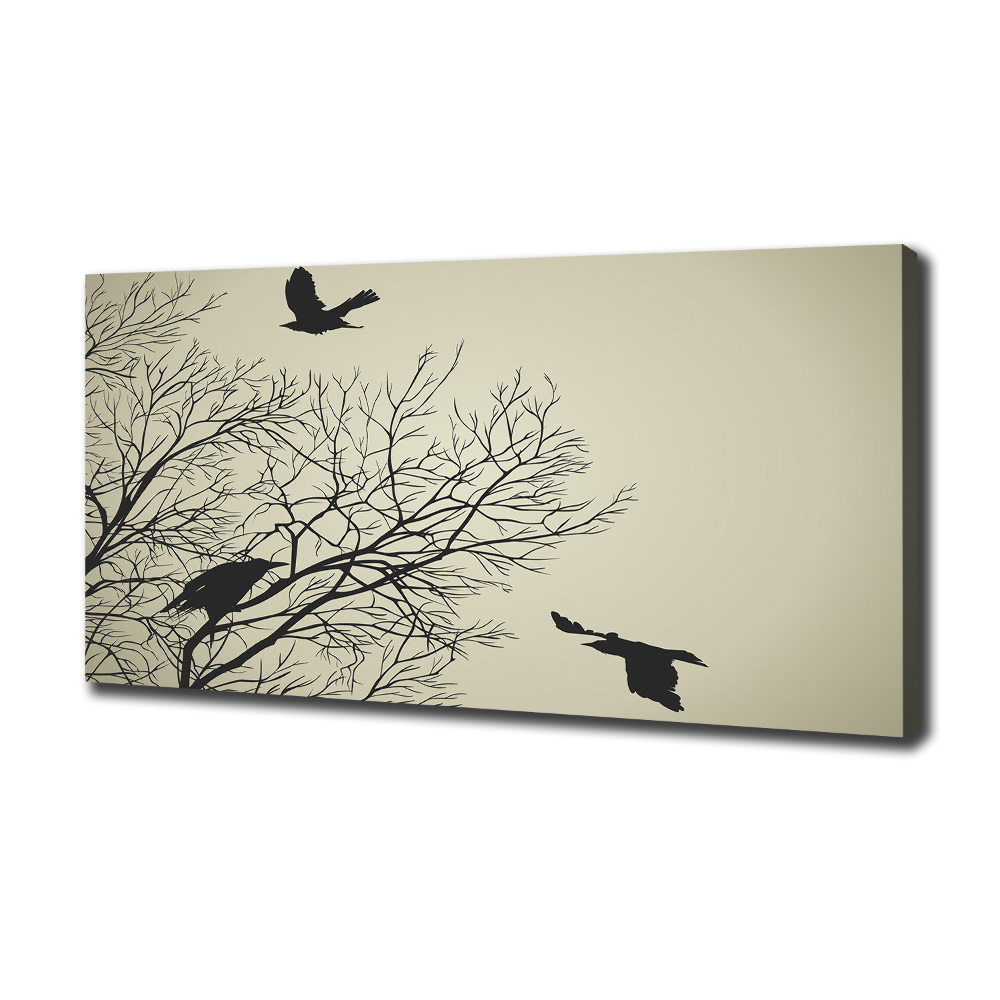 Canvas wall art Crows