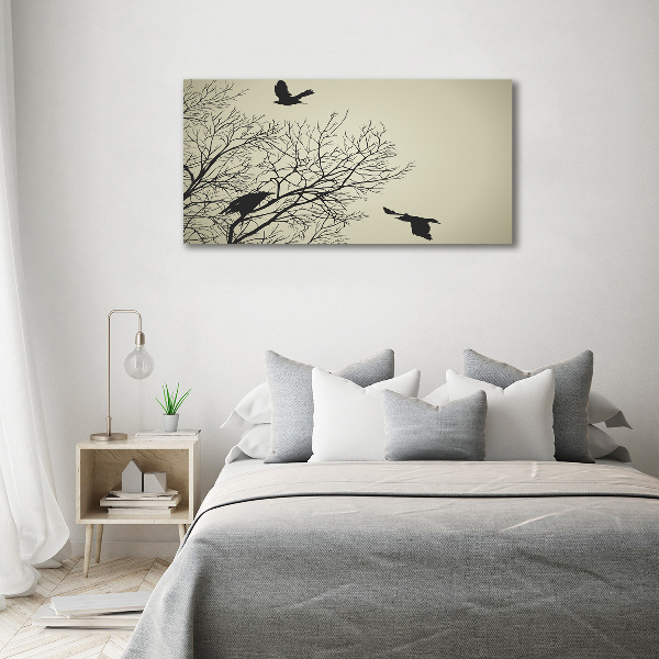 Canvas wall art Crows