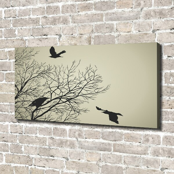 Canvas wall art Crows