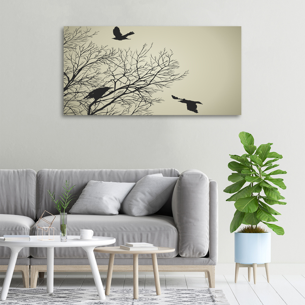 Canvas wall art Crows