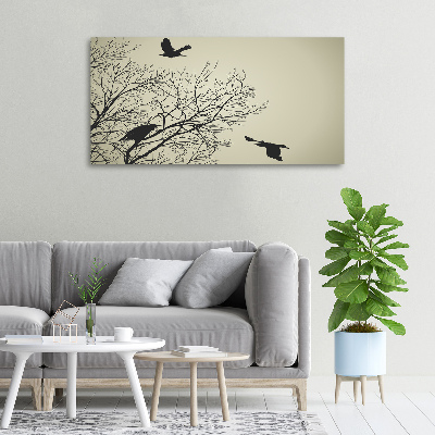 Canvas wall art Crows