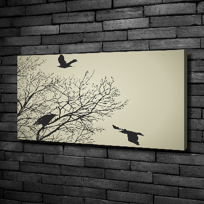 Canvas wall art Crows