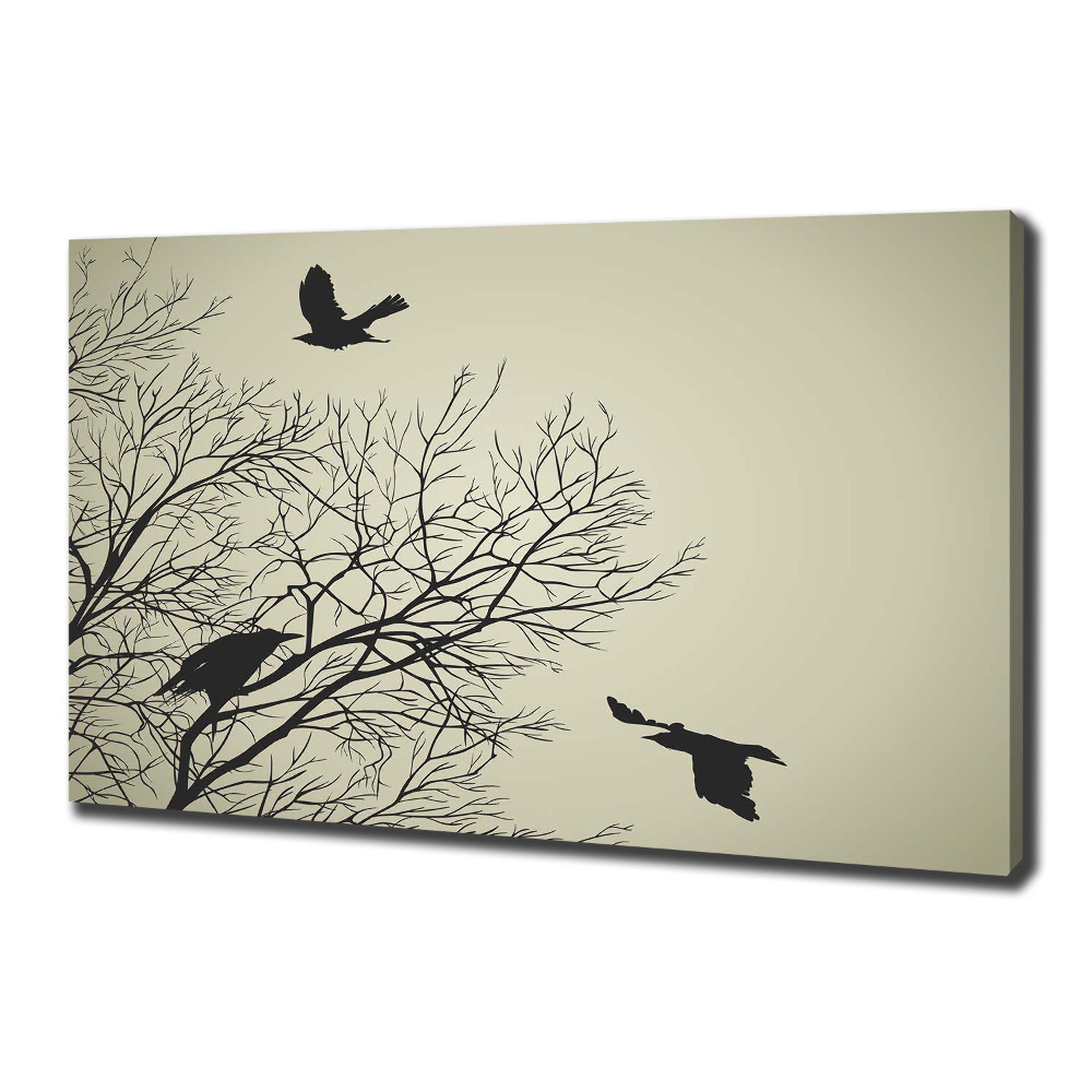 Canvas wall art Crows