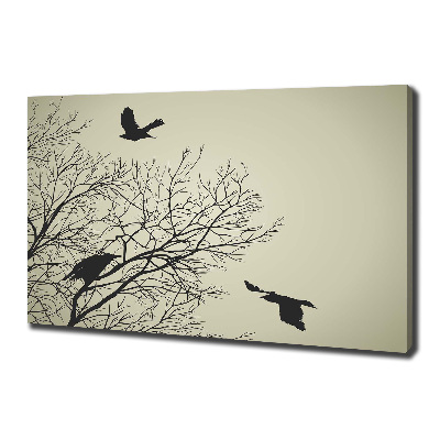 Canvas wall art Crows