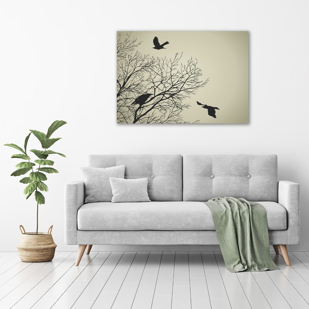 Canvas wall art Crows