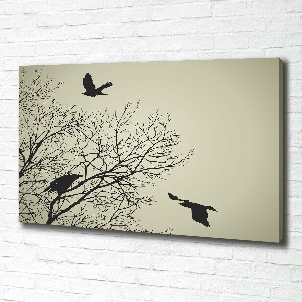 Canvas wall art Crows