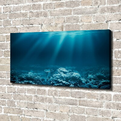 Canvas wall art Underwater world