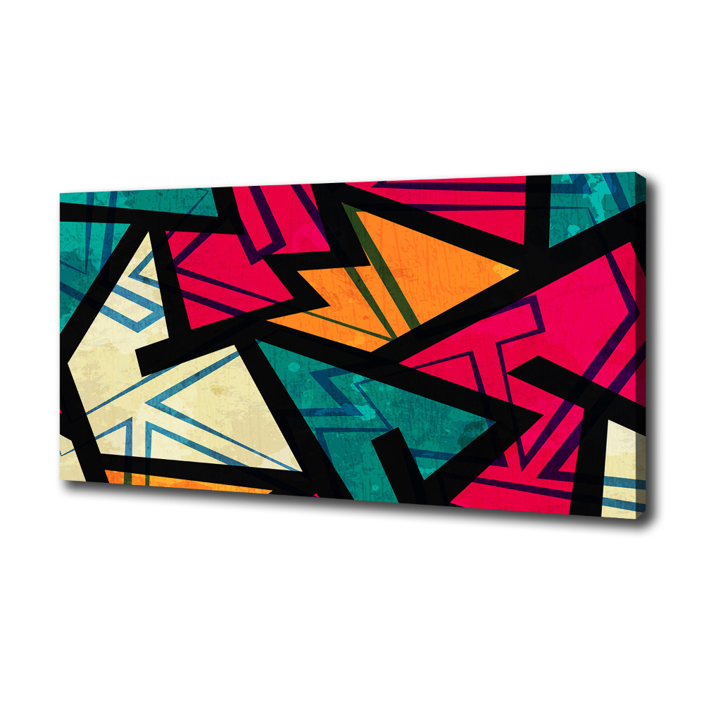 Canvas wall art Geometric background