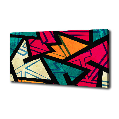 Canvas wall art Geometric background