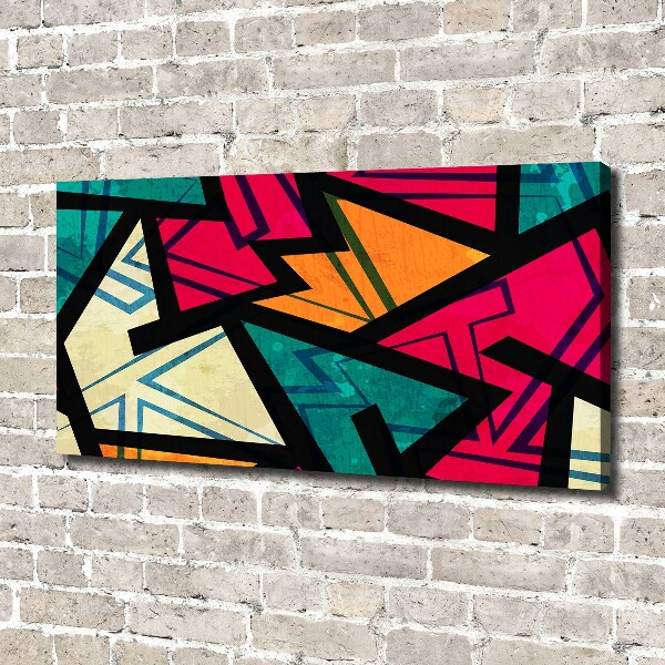 Canvas wall art Geometric background