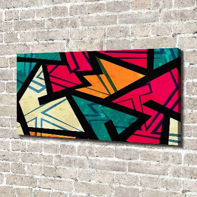 Canvas wall art Geometric background