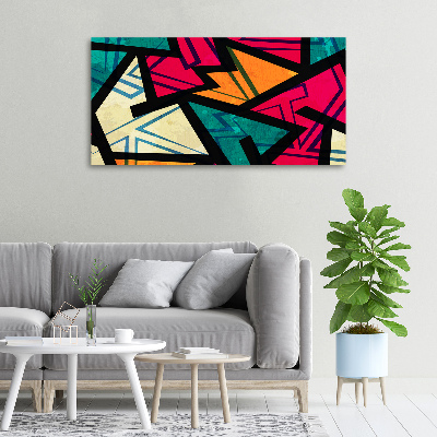 Canvas wall art Geometric background