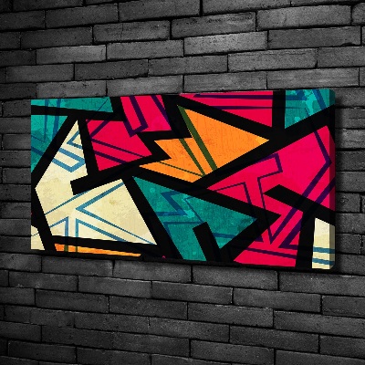 Canvas wall art Geometric background