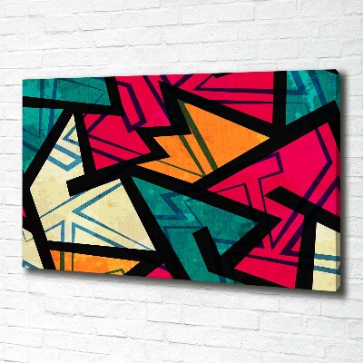 Canvas wall art Geometric background