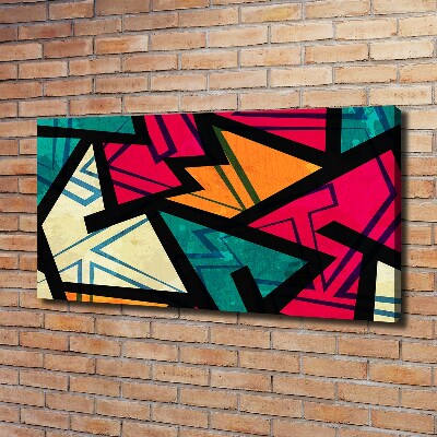 Canvas wall art Geometric background