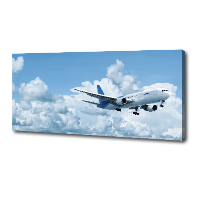 Canvas wall art Plane in the sky