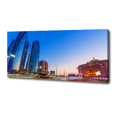 Canvas wall art The streets of Abu Dhabi