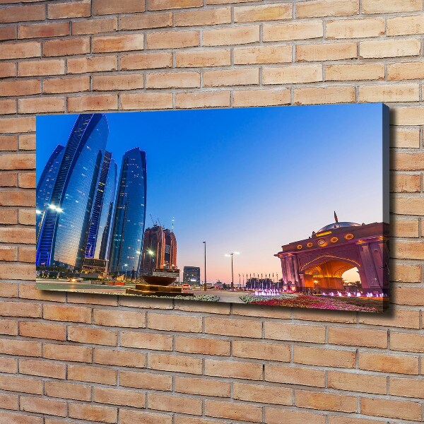 Canvas wall art The streets of Abu Dhabi