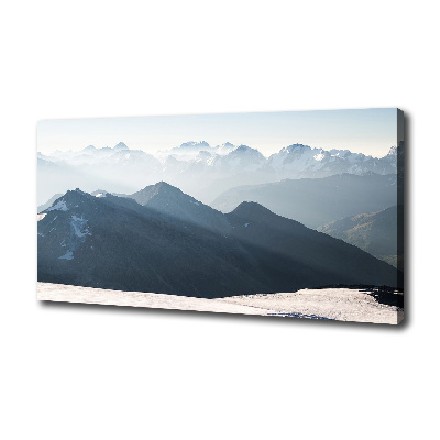 Canvas wall art Mountain peaks