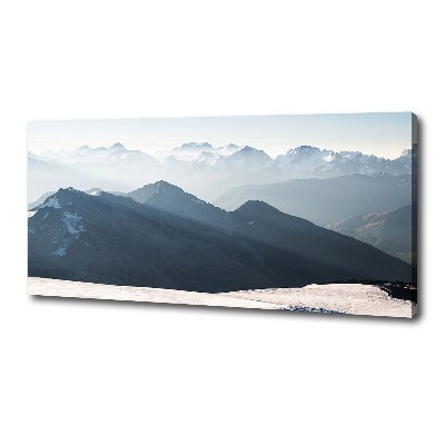 Canvas wall art Mountain peaks