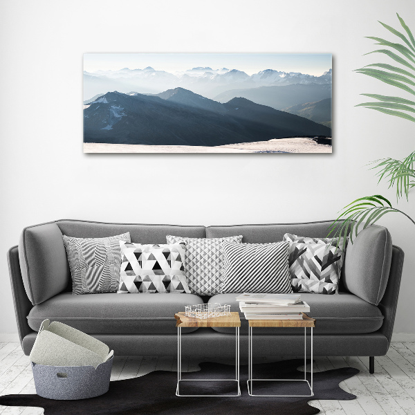 Canvas wall art Mountain peaks