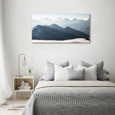 Canvas wall art Mountain peaks