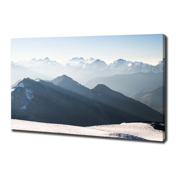 Canvas wall art Mountain peaks